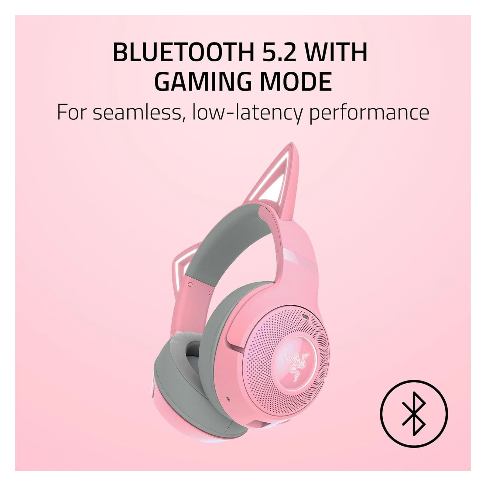 Razer Kraken Kitty V2 Bluetooth Quartz (RZ04-04860100-R3M1) Сопротивление наушников 32 Ом