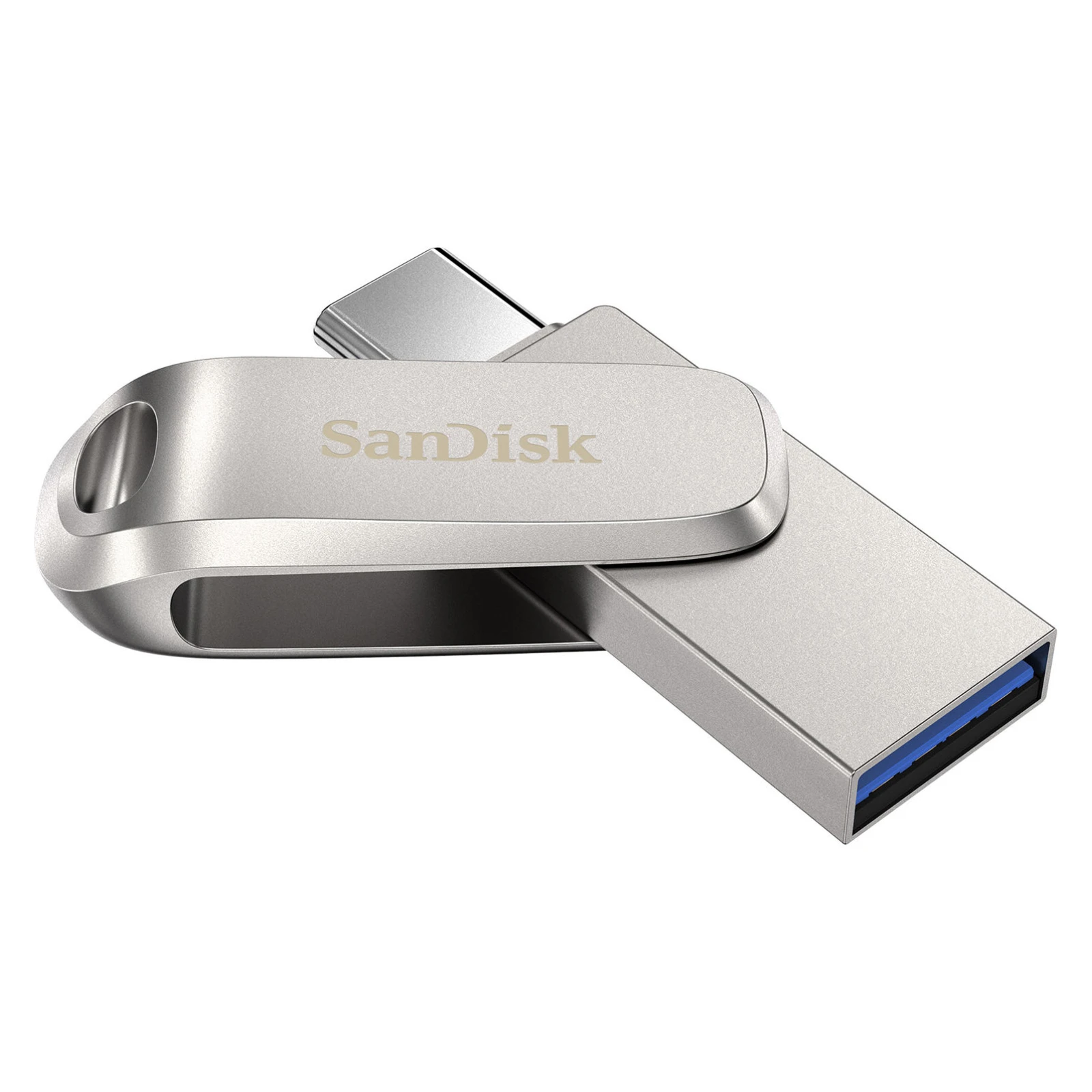 SanDisk 512GB Ultra Dual Drive Luxe USB 3.1 + Type-C (SDDDC4-512G-G46) (UA) Об'єм пам'яті 512 Gb