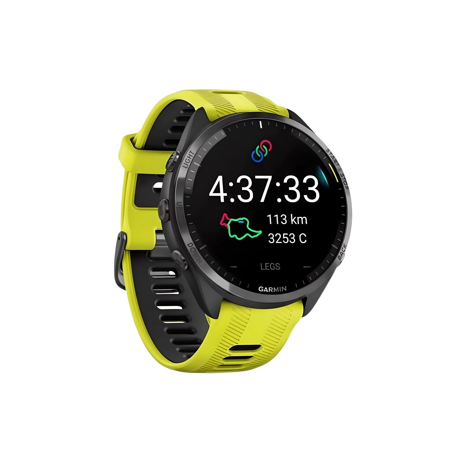 Смарт-годинник Garmin Forerunner 965, Amp Yellow, GPS (010-02809-12) (UA) Тип дисплея кольоровий
