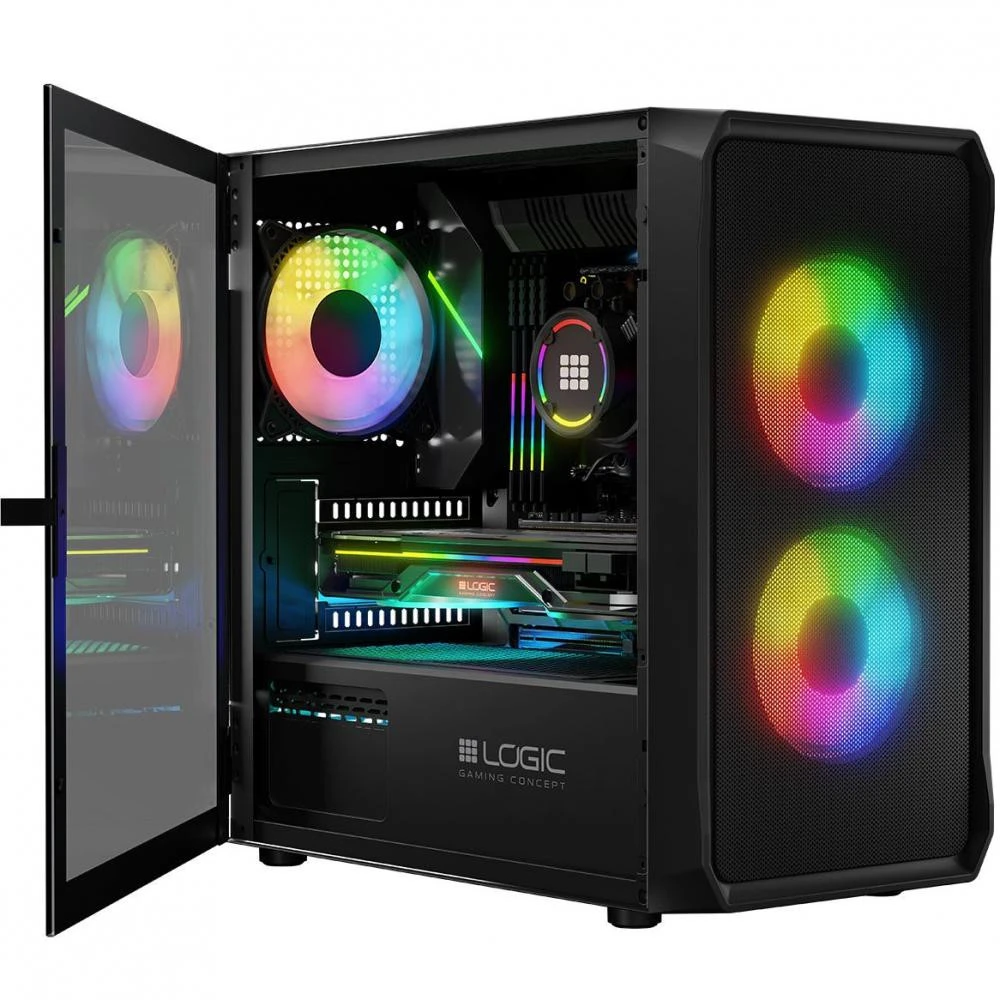 Logic concept ARGB Mini Black (AM-PORTOS-10-0000000-0002) (UA) Бренд: Logic concept; Форм-фактор