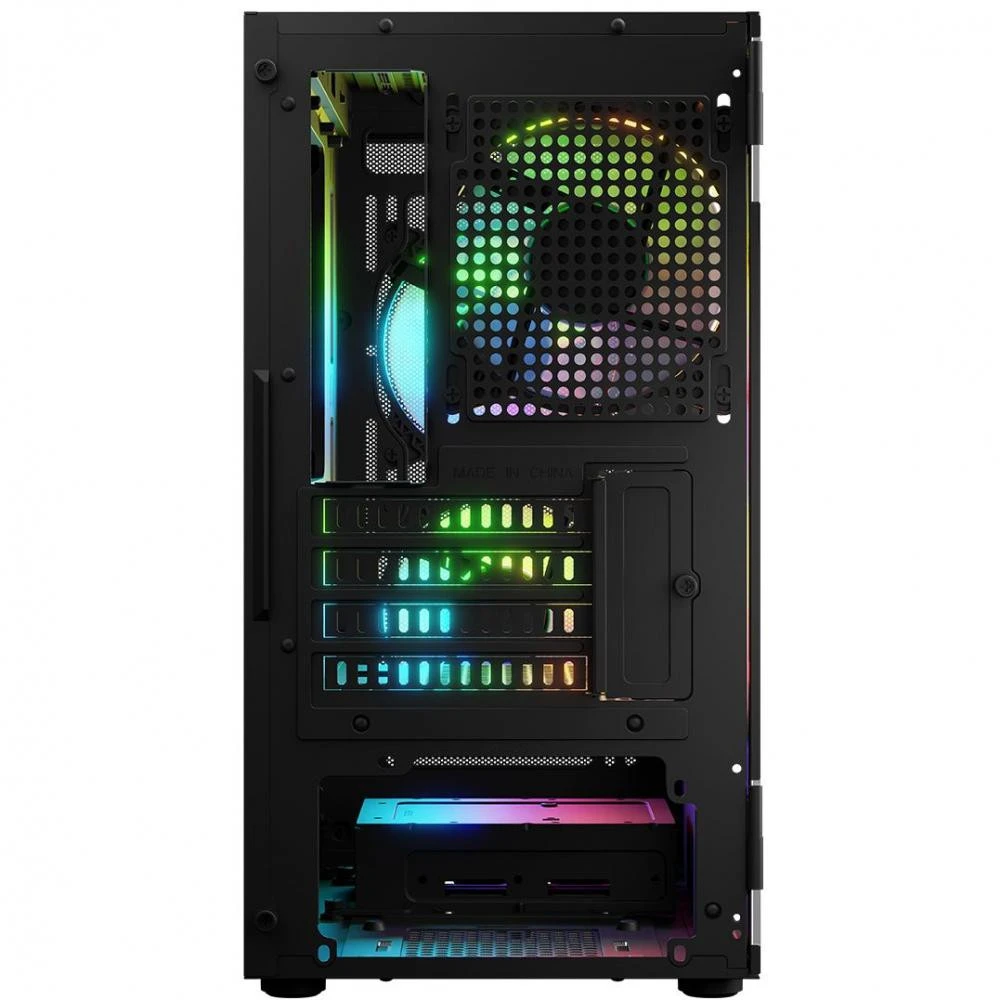 Logic concept Portos ARGB Mini Black (AM-PORTOS-10-0000000-0002) (UA) Количество 3,5 отсеков внутренних 1 + 1 (сombo 3,5/2,5)