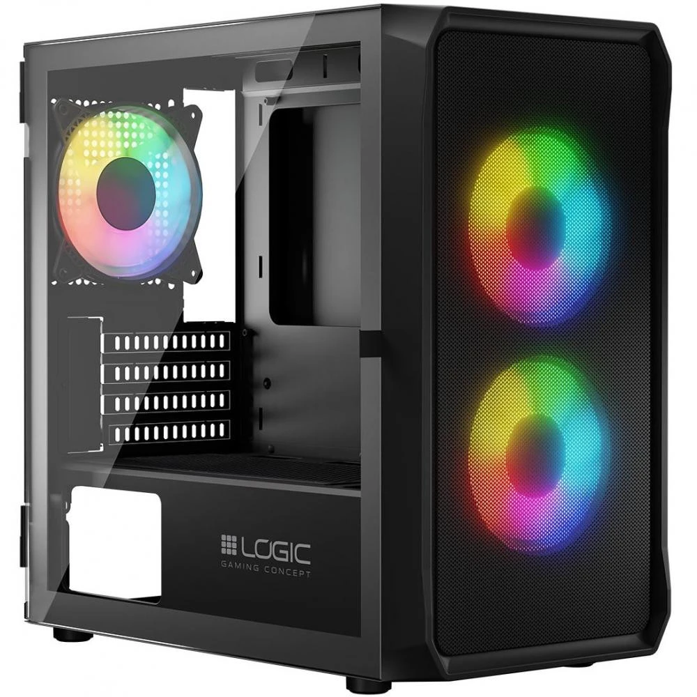 Logic concept Portos ARGB Mini Black (AM-PORTOS-10-0000000-0002) (UA) Расположение снизу