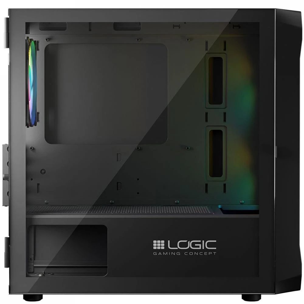 Logic concept Portos ARGB Mini Black (AM-PORTOS-10-0000000-0002) (UA) Типоразмер Mini-Tower