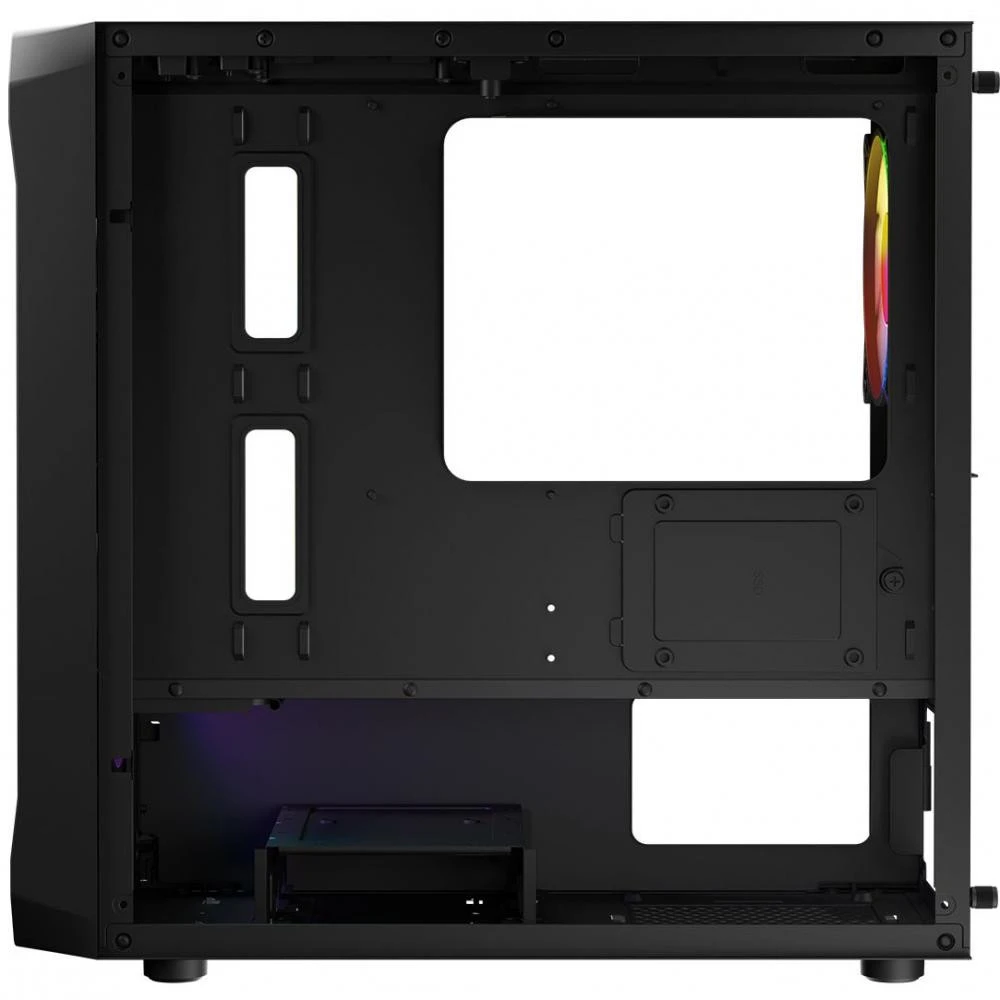 Logic concept Portos ARGB Mini Black (AM-PORTOS-10-0000000-0002) (UA) Форм-фактор материнской платы MicroATX/Mini-ITX