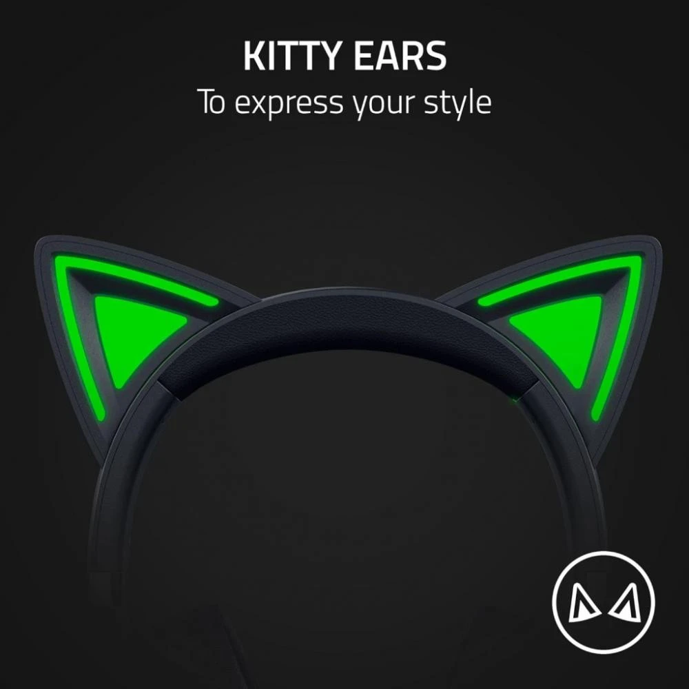 Razer Kraken Kitty V2 Black (RZ04-04730100-R3M1) Тип акустического оформления Закрытые
