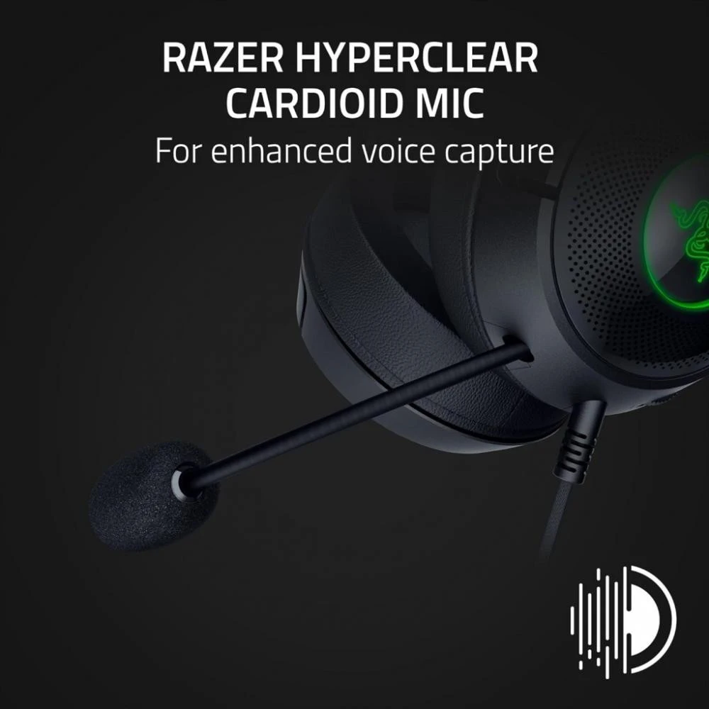 Razer Kraken Kitty V2 Black (RZ04-04730100-R3M1) Тип конструкции Полноразмерные