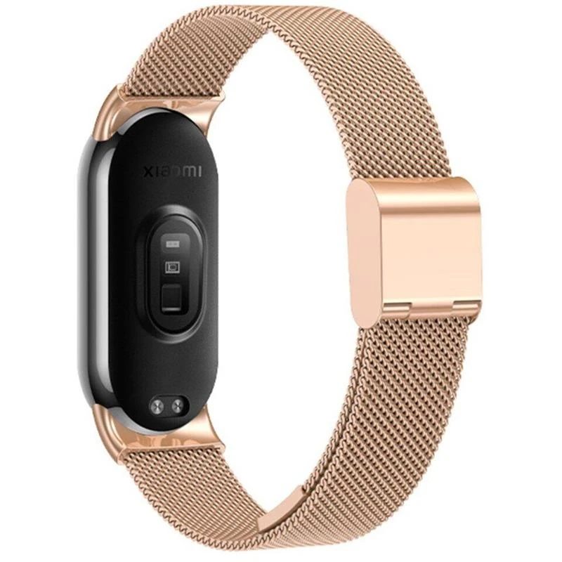 Ремешок BeCover Metal для Xiaomi Mi Smart Band 8 Rose Gold (709360) Тип: ремешок; Совместимость: Xiaomi
