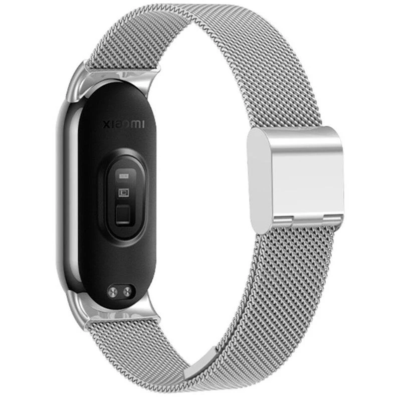 Ремешок BeCover Metal для Xiaomi Mi Smart Band 8 Silver (709358) Тип: ремешок; Совместимость: Xiaomi