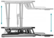 Digitus Ergonomic Workspace Riser, 11-46cm, чорний (DA-90380-1) (UA)