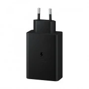 Samsung 65W Power Adapter Trio (2 Type-C + USB) w/o cable Black (EP-T6530NBEGEU)
