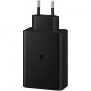 Samsung 65W Power Adapter Trio (2 Type-C + USB) w/o cable Black (EP-T6530NBEGEU)