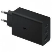 Samsung 65W Power Adapter Trio (2 Type-C + USB) w/o cable Black (EP-T6530NBEGEU)