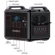Зарядна станція Choetech 2000Wh (BS006-EU-BK-Z)