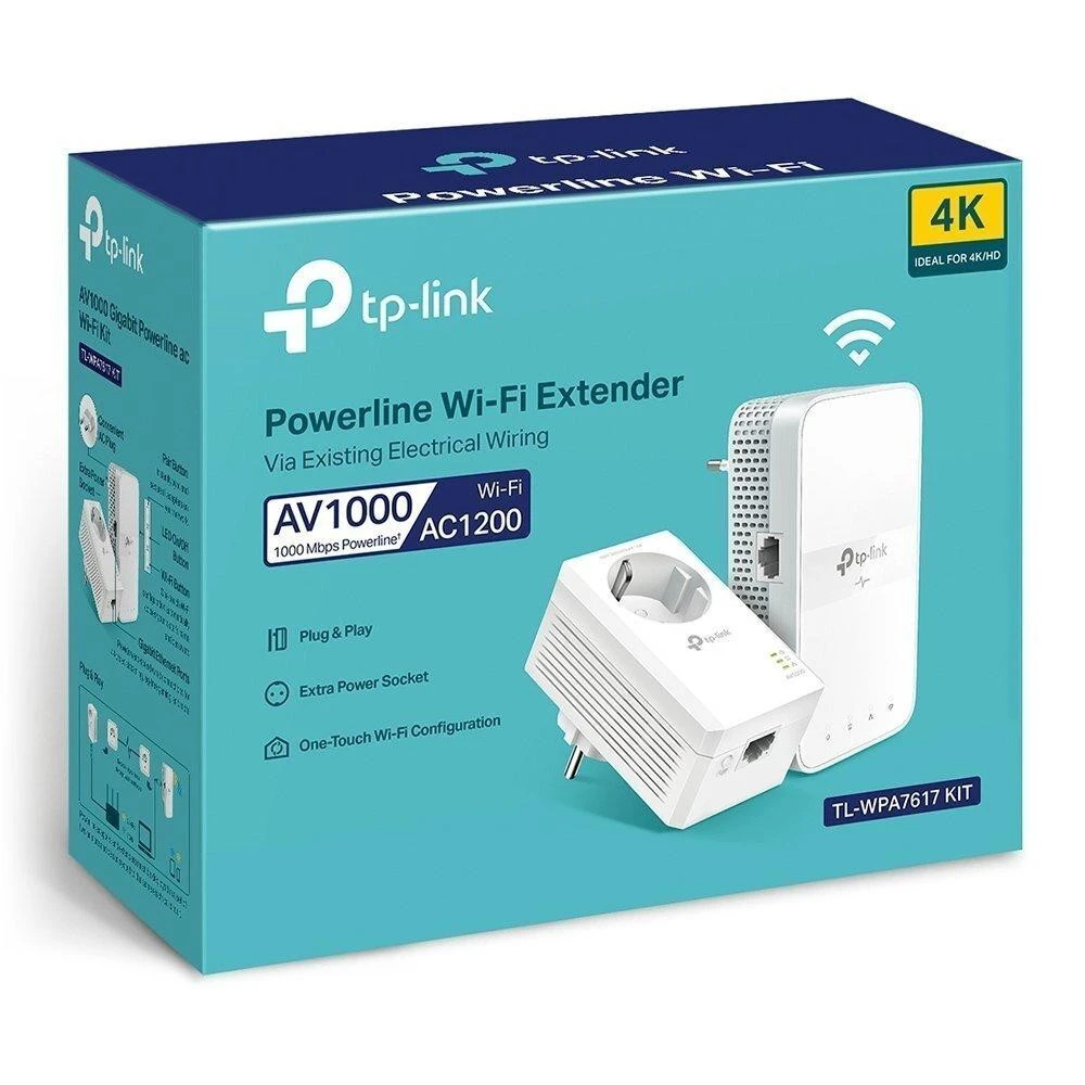 Powerline-адаптер TP-Link TL-WPA7617 KIT Бренд: TP-Link; Підтримувані