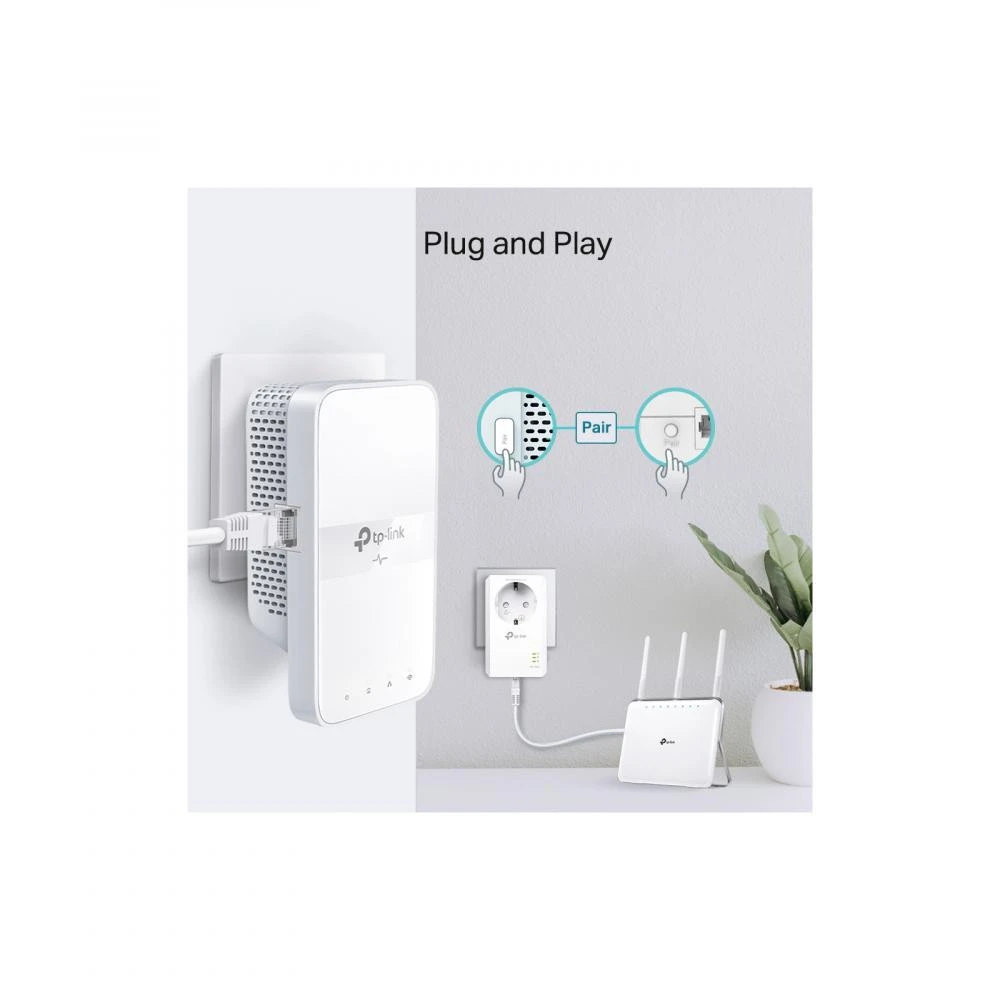 Powerline-адаптер TP-Link TL-WPA7617 KIT Підтримувані стандарти HomePlug AV2, HomePlug AV, IEEE 1901, IEEE 802.3, IEEE 802.3u, IEEE 802.3ab, IEEE 802.11b/g/n, IEEE /ac802.11a/n/ac