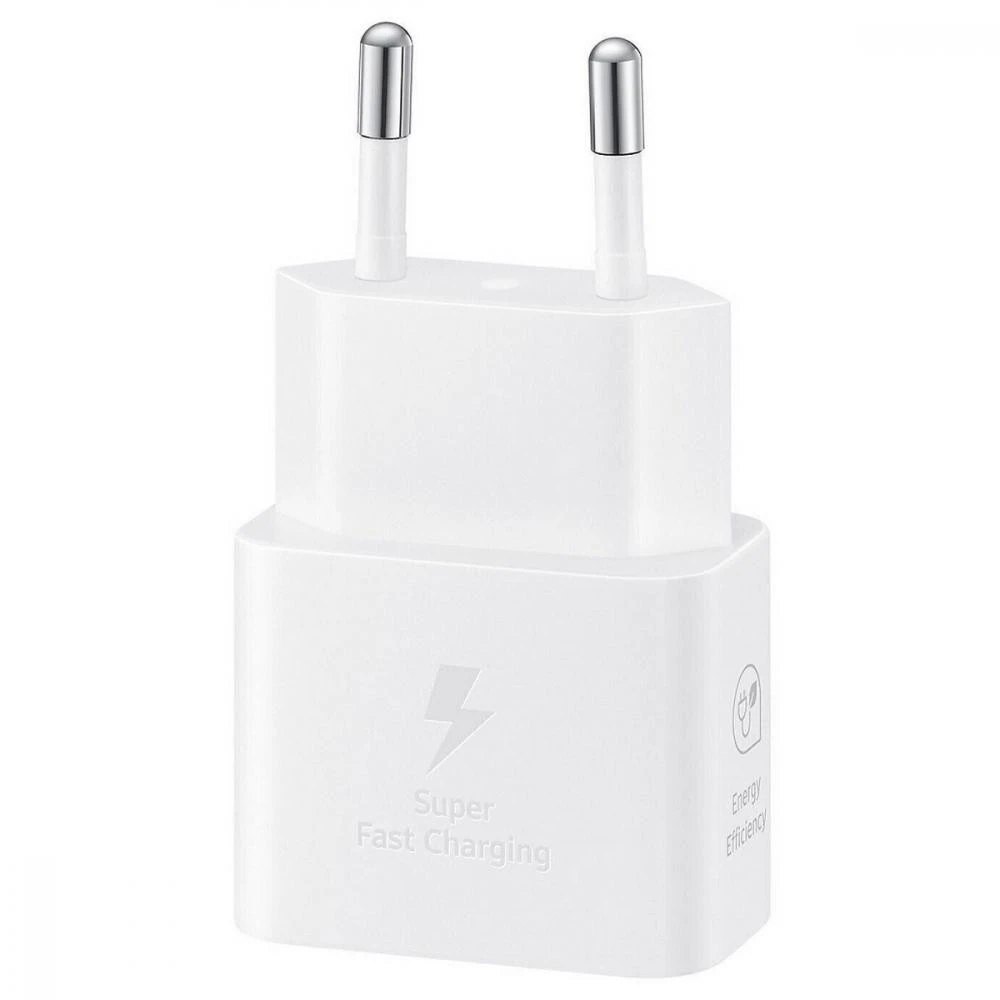 Зарядний пристрій Samsung Type-C 25W Power Adapter White (w/o cable) (EP-T2510NWEGEU) (UA) Бренд: Samsung; Сумісність: