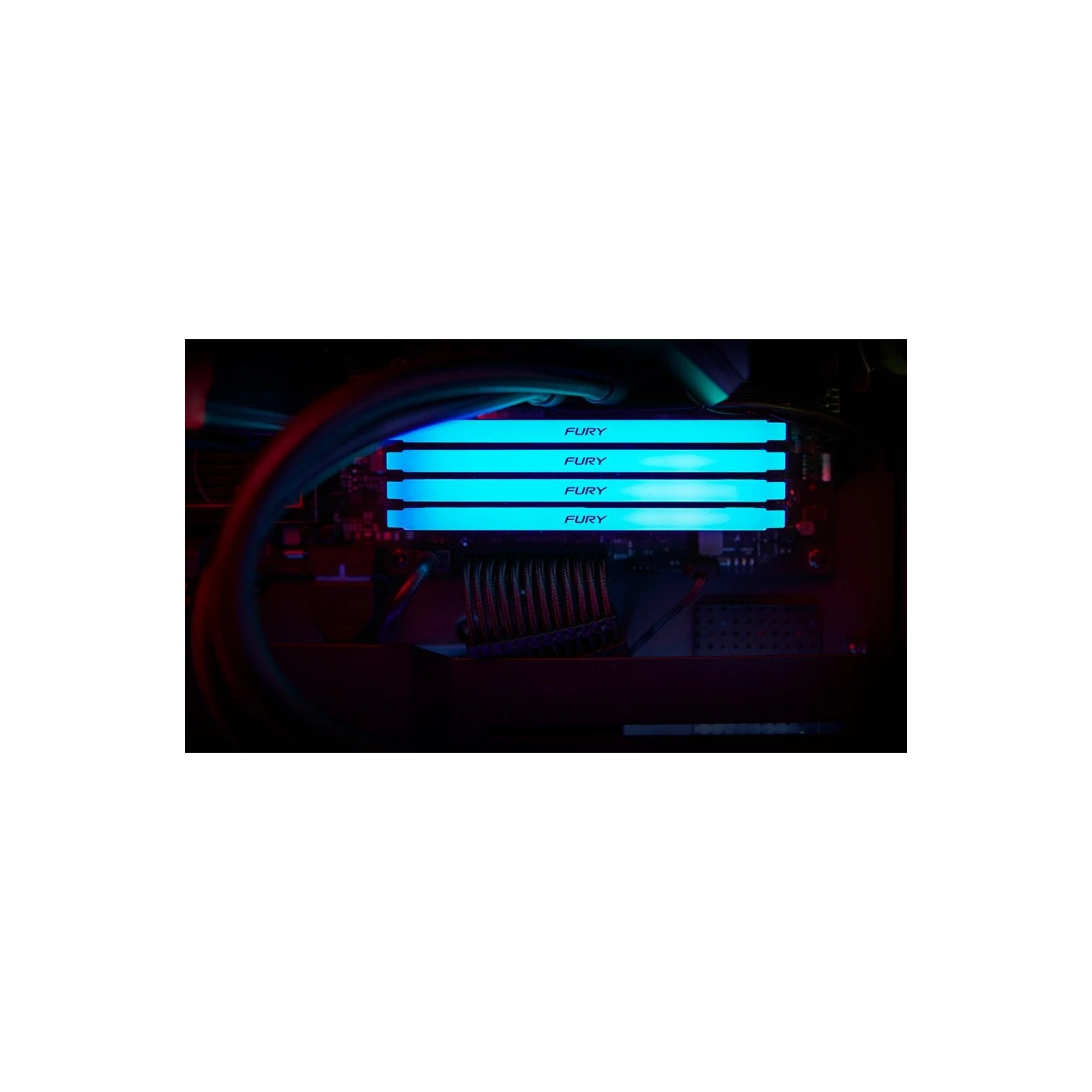 DDR5 32GB 6000 MHz Beast RGB Kingston Fury (KF560C36BBEA-32) (UA) Тип пам'яті: DDR5; Об'єм пам'яті: 32