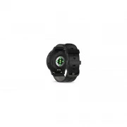 Garmin Venu 3 Slate S. Steel Bezel w. Black Case and Leather Band (010-02784-52)