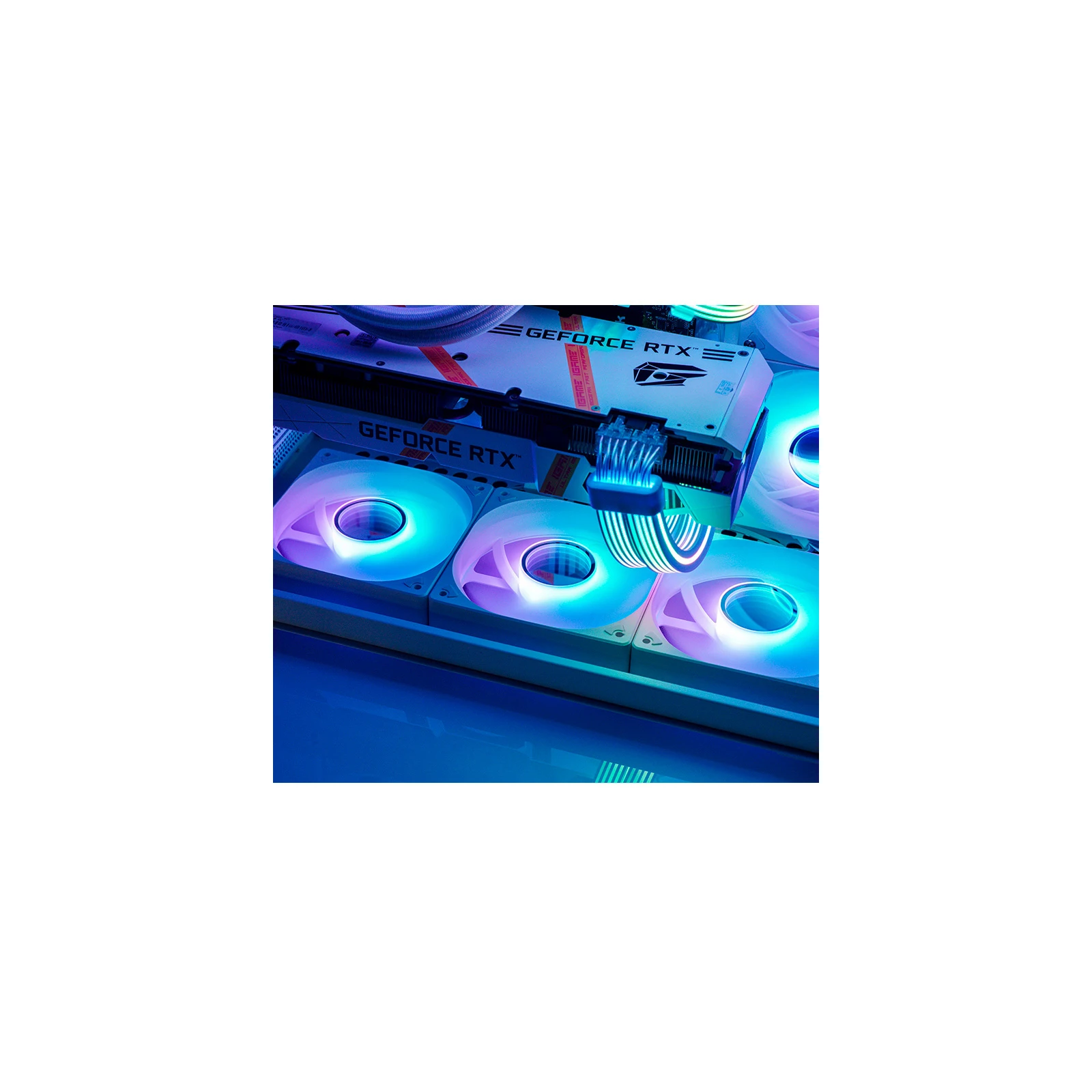 Кулер для корпусу JONSBO SL-120W White (UA) Кількість вентиляторів: 1;