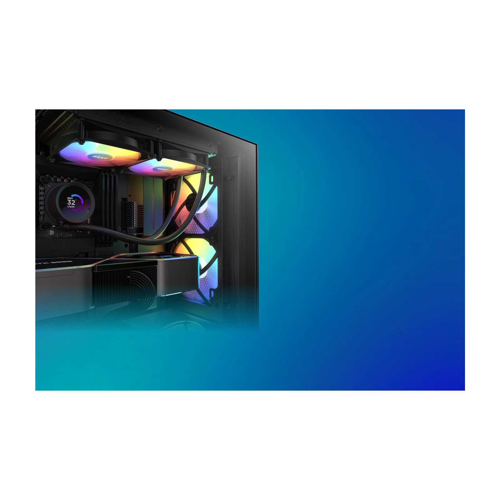 Кулер для корпусу NZXT F120RGB Core - 120mm - Hub-mounted RGB F (RF-C12SF-B1) (UA) Кількість вентиляторів: 1;