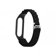 Ремінець для фітнес браслета Armorstandart AlpinaStyle Band для Xiaomi Mi Band 7/6/5/4 Black (ARM64987) (UA)