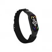 Ремінець для фітнес браслета Armorstandart AlpinaStyle Band для Xiaomi Mi Band 7/6/5/4 Black (ARM64987) (UA)