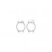 Ремінець для смарт-годин BeCover Milanese Style для Samsung Galaxy (20mm)/Watch 5/ Watch 4.../Gear S2 Classic/Gear Sport Silver (707675) (UA)