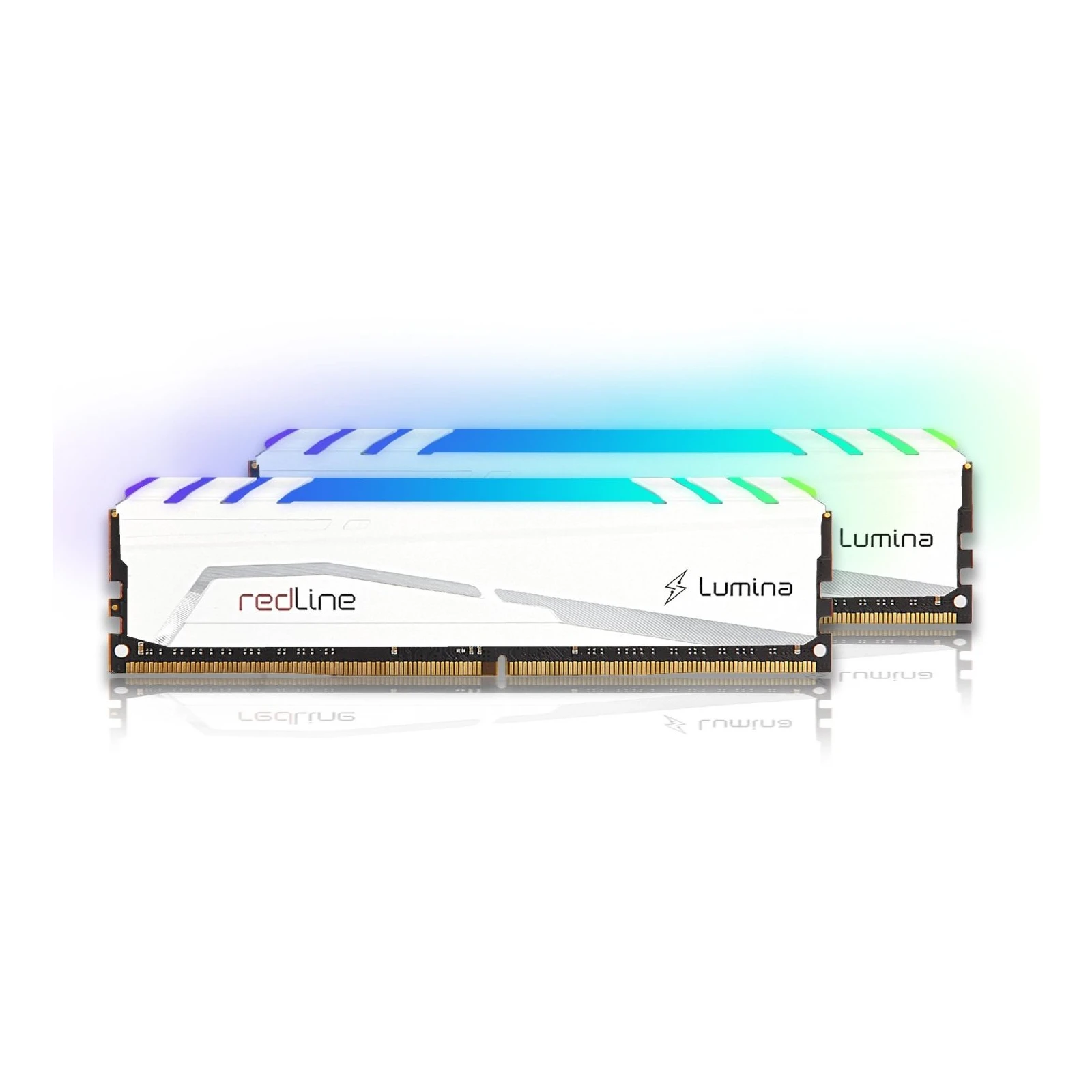 DDR4 16GB (2x8GB) 3600 MHz Redline Lumina RGB White Mushkin (MLB4C360JNNM8GX2) (UA) Объем памяти 16 ГБ