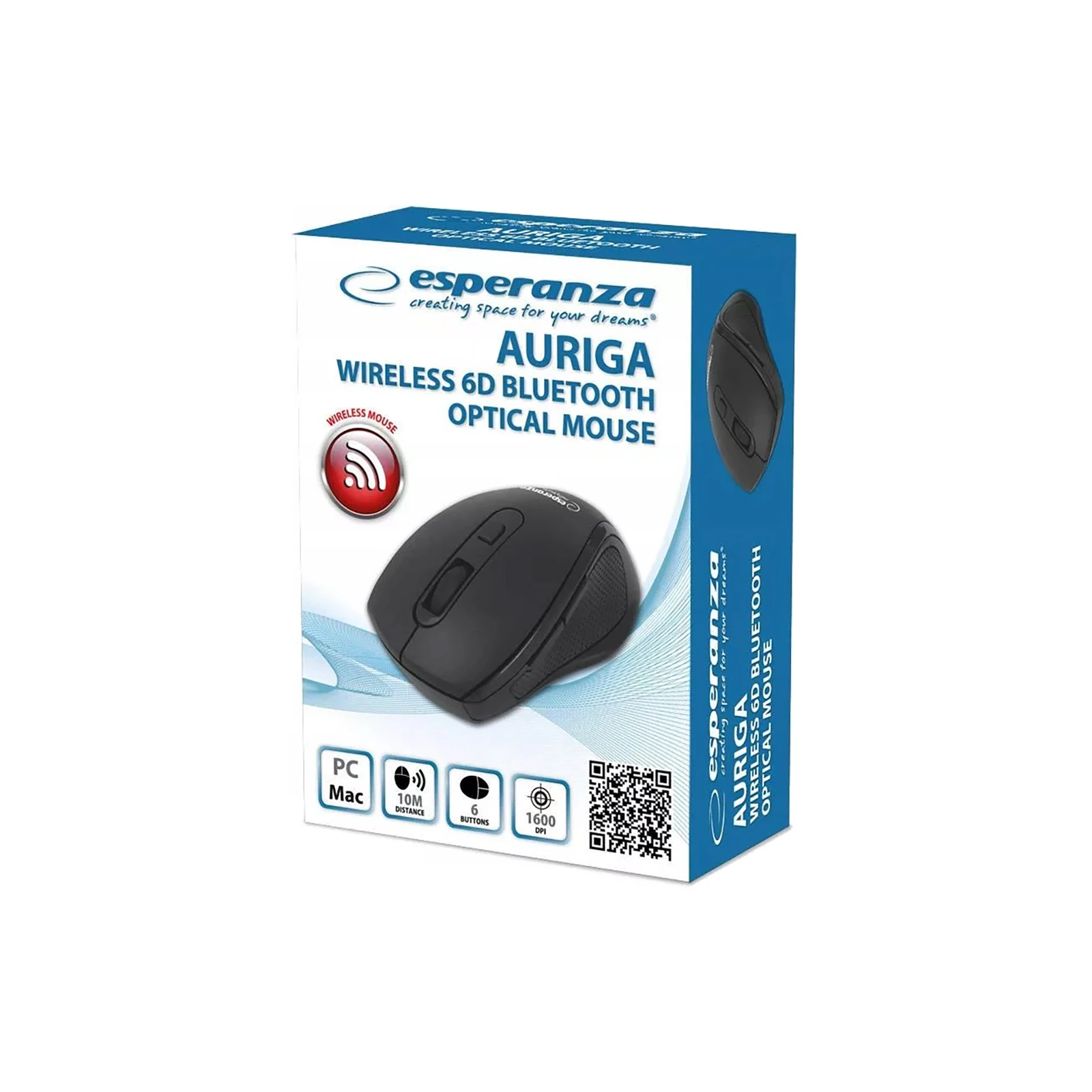 Esperanza Auriga 6D Bluetooth Black (EM128K) (UA) Тип: Класичні; Підключення: