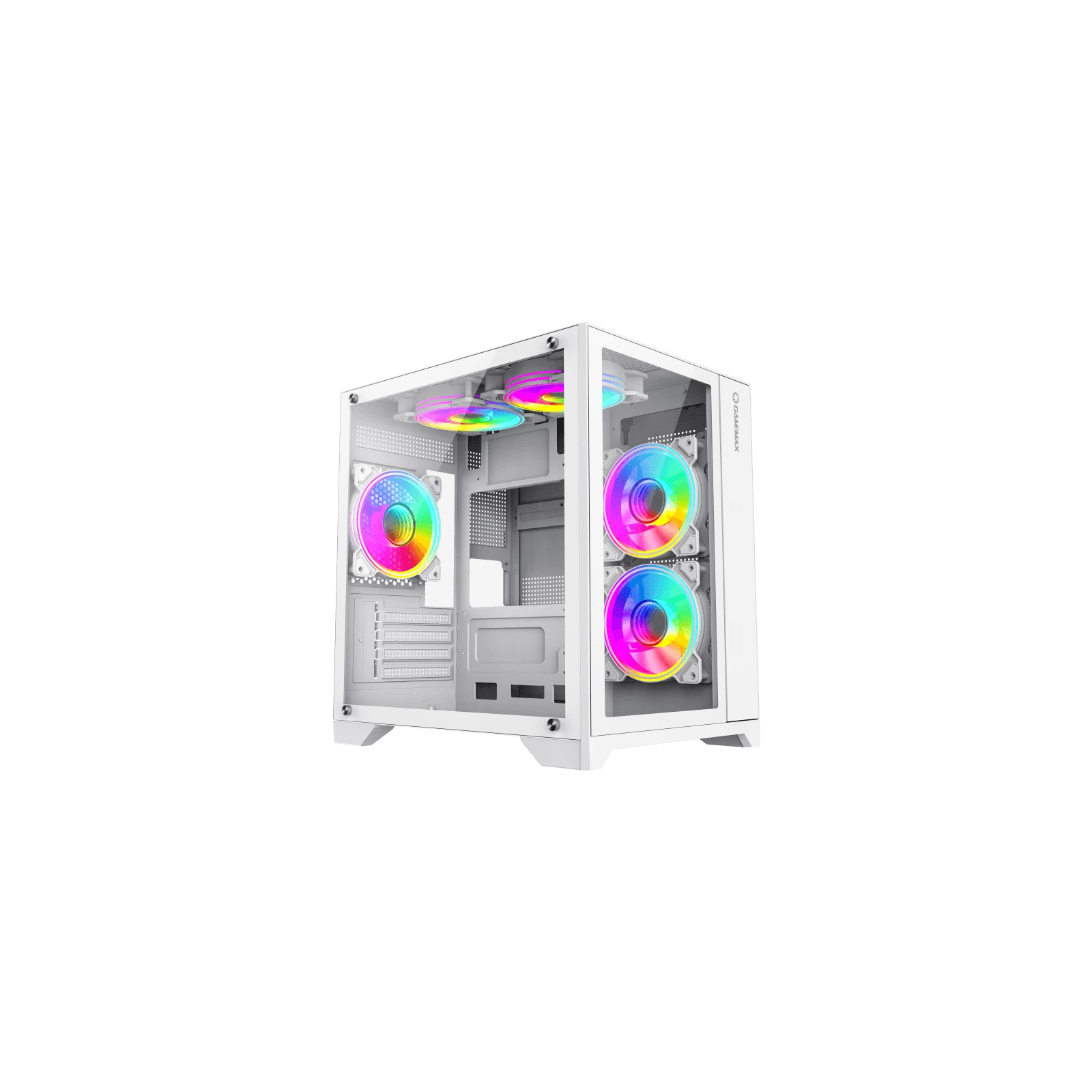 Gamemax Infinity Mini White (UA) Особенности с безвинтовым креплением