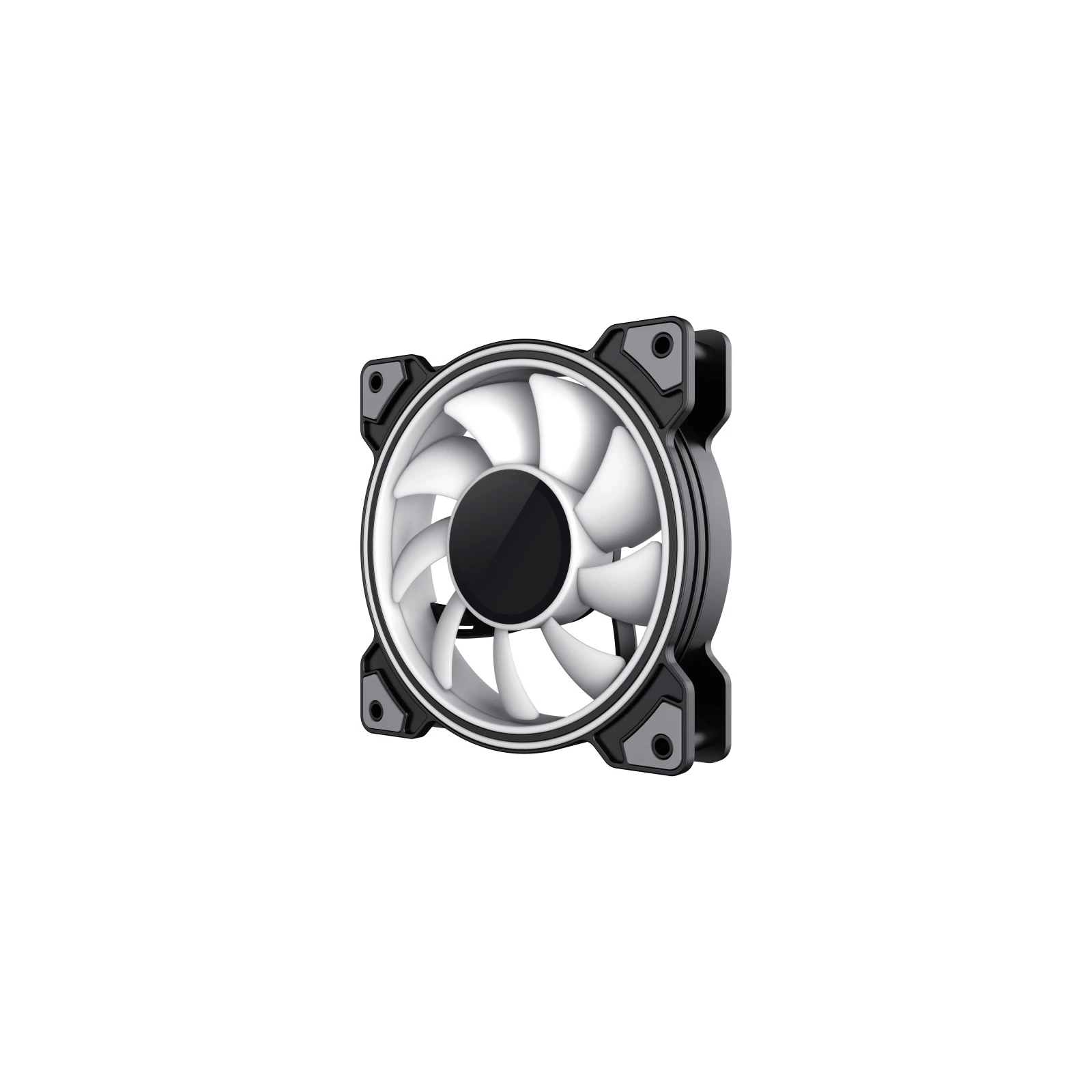 Кулер для корпуса Gamemax Dual Ring Infinity BK (UA) Диаметр вентиляторов 120 мм