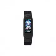 Ремінець для фітнес браслета Armorstandart Braided Solo Loop Xiaomi Mi Band 4/5/6 Black size M (ARM58769) (UA)