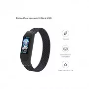 Ремінець для фітнес браслета Armorstandart Braided Solo Loop Xiaomi Mi Band 4/5/6 Charcoal size S (ARM59179) (UA)