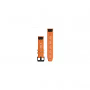 Ремешок для смарт-часов Garmin fenix 6 22mm QuickFit Ember Orange Silicone (010-12863-01) (UA)