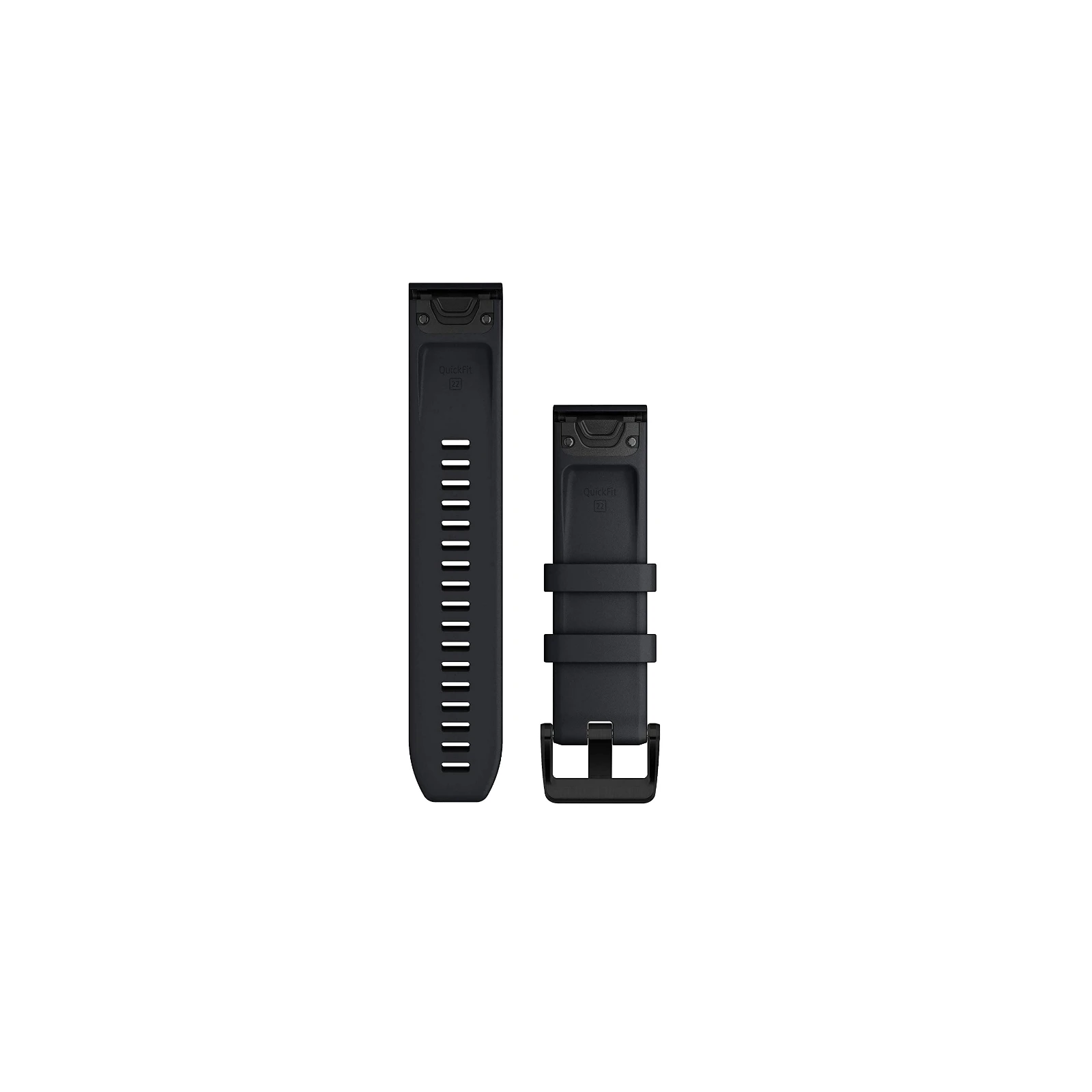 Ремінець для смарт-годин Garmin QuickFit 22 Watch Bands, Black with Black Stainless Steel Hardware (010-12901-00) (UA) Сумісність Garmin Fenix ​​5/6, Garmin Quatix 3, Garmin Quatix 5, Garmin Forerunner 935, Garmin Forerunner 945