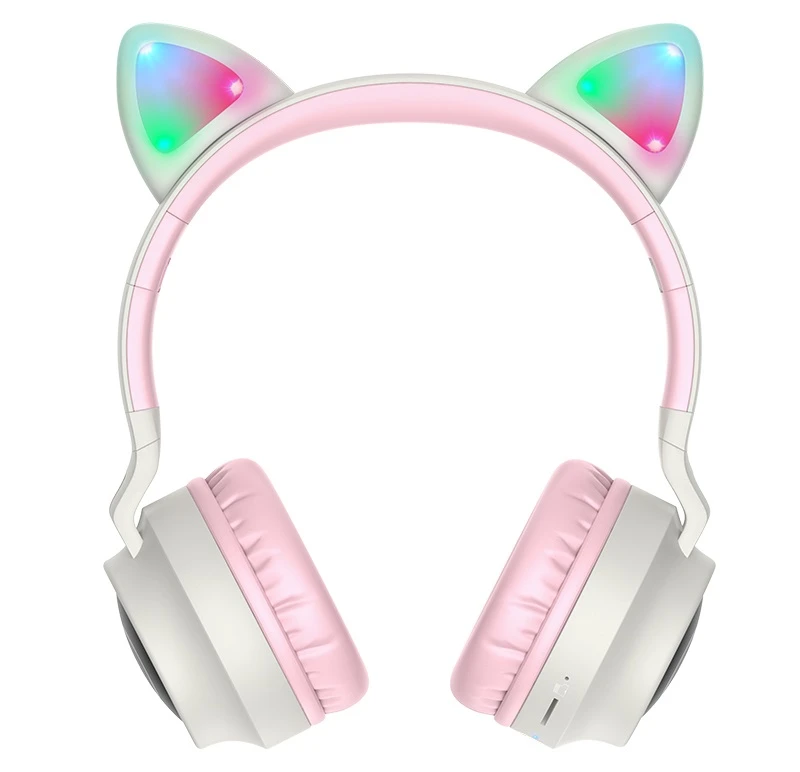 Bluetooth-гарнітура Hoco W27 Cat Ear Grey/Pink (W27GP) Тип підключення: бездротове +
