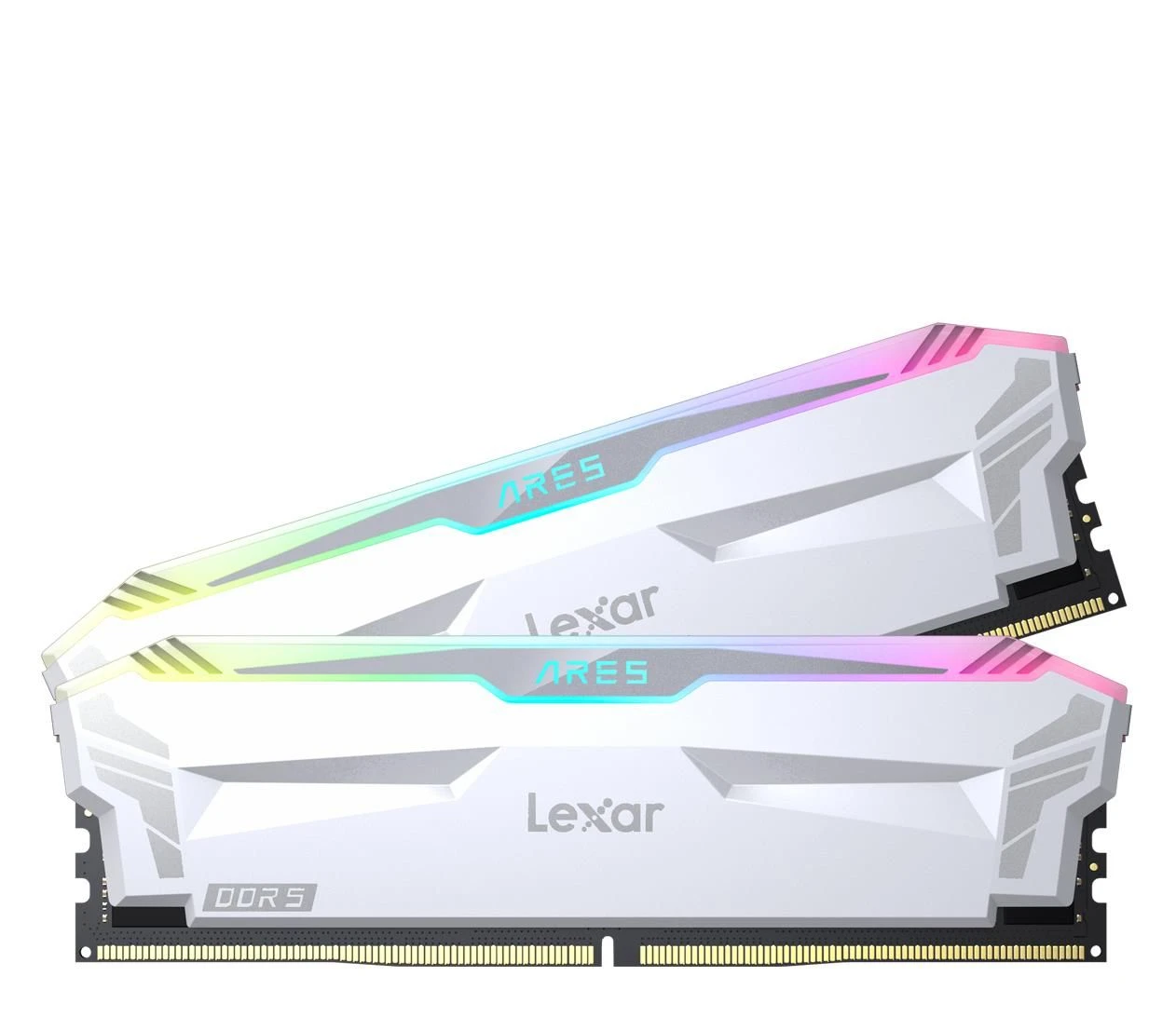 Lexar 32GB (2x16GB) 6400MHz CL32 Ares Gaming White RGB (LD5EU016G-R6400GDWA) EU Серія: Ares Rgb; Тип пам'яті: DDR5;