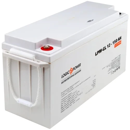 LogicPower 12V 150AH (LPM-GL 12 - 150 AH) (LP4155) GEL Номінальна напруга 12 В