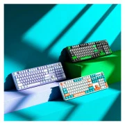 Aula F2088 Pro Mechanical White/Violet + 9 Purple keys KRGD Blue USB UA (6948391234915) (UA)