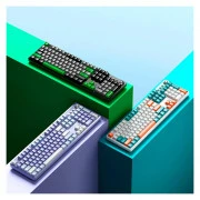 Aula F2088 Pro Mechanical White/Violet + 9 Purple keys KRGD Blue USB UA (6948391234915) (UA)