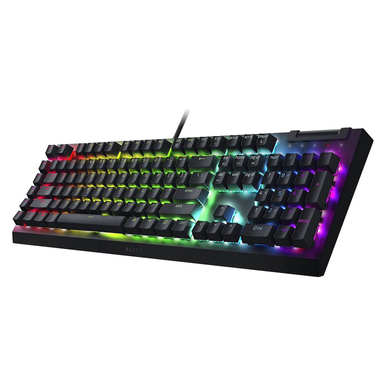 Razer BlackWidow V4 X Green Switch USB RU Black (RZ03-04700800-R3R1) (UA) Формат клавиатуры полноразмерная
