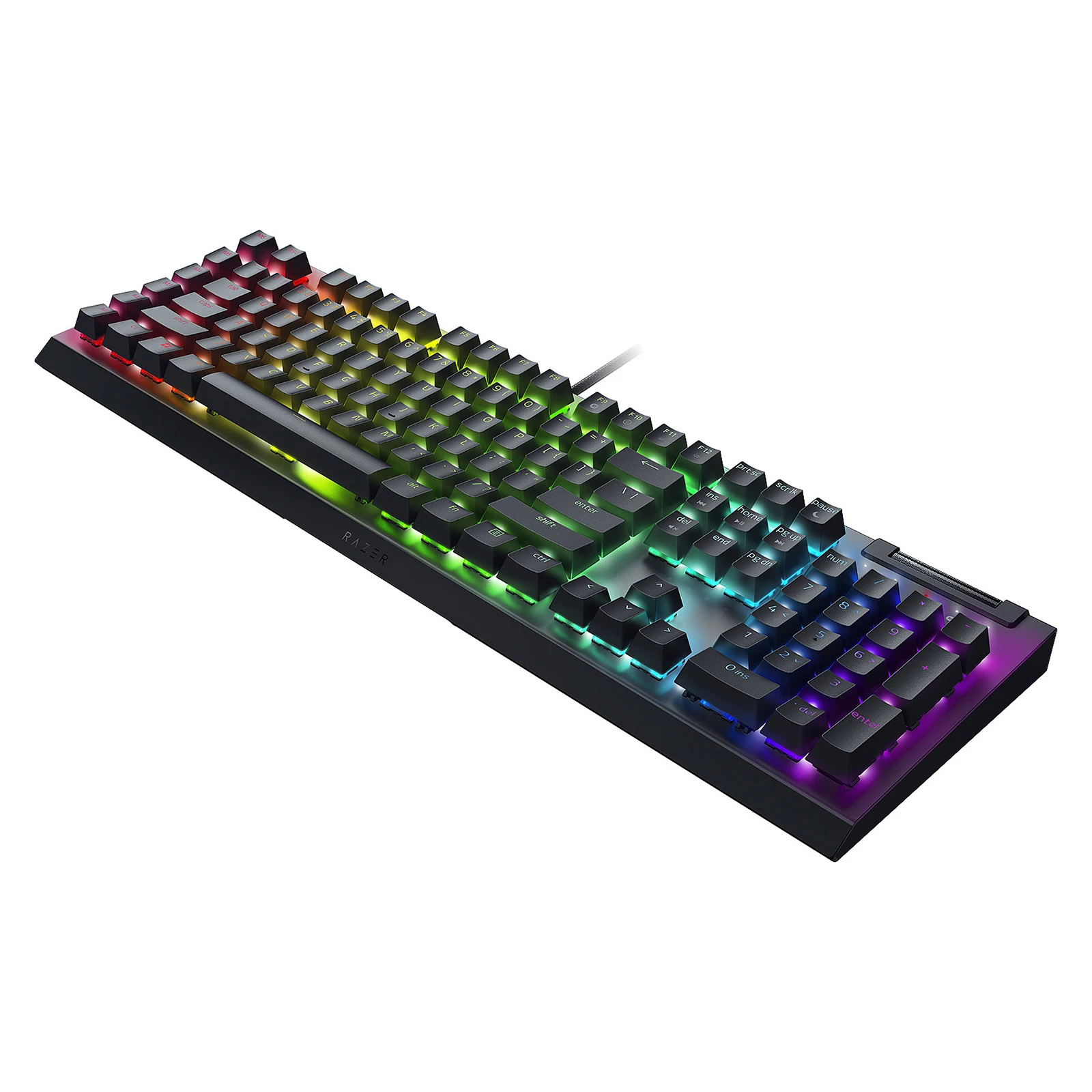 Razer BlackWidow V4 X Green Switch USB RU Black (RZ03-04700800-R3R1) (UA) Тип: з підсвічуванням, ігрова;