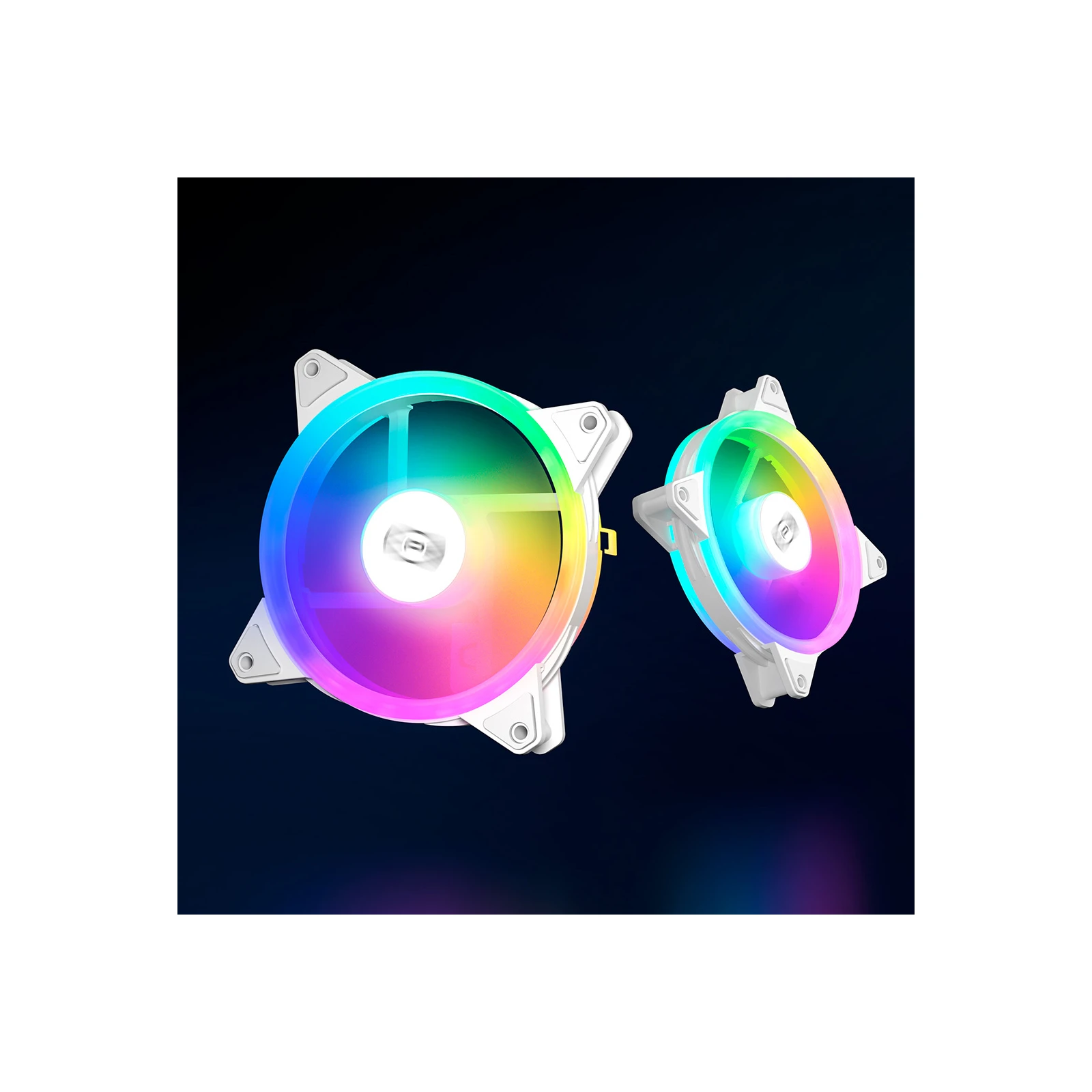 Кулер для корпуса PcСooler F3 T120 ARGB 3 in 1 White (UA) Диаметр вентиляторов 120 мм