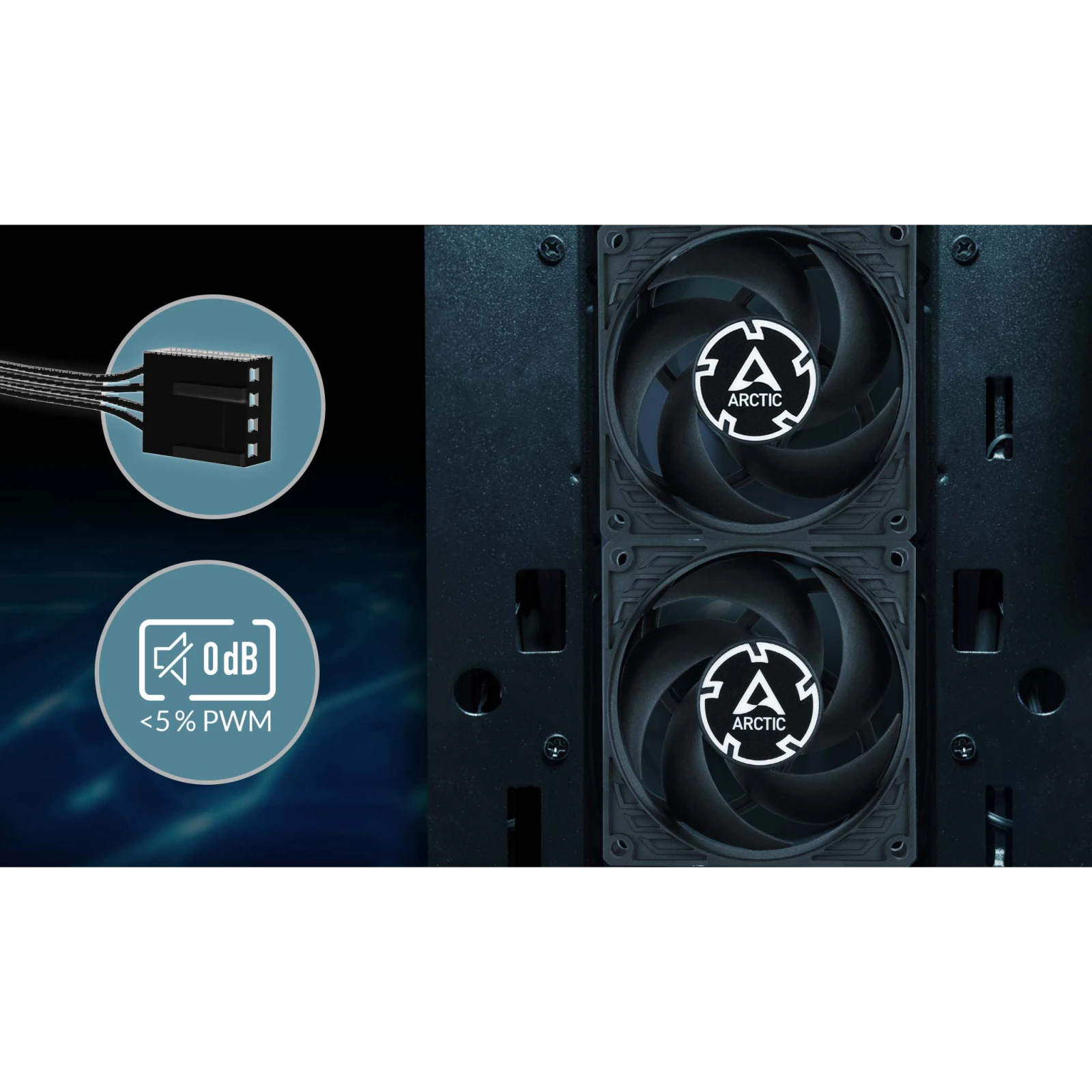 Кулер для корпусу Arctic P8 MAX (ACFAN00286A) (UA) Кількість вентиляторів 1