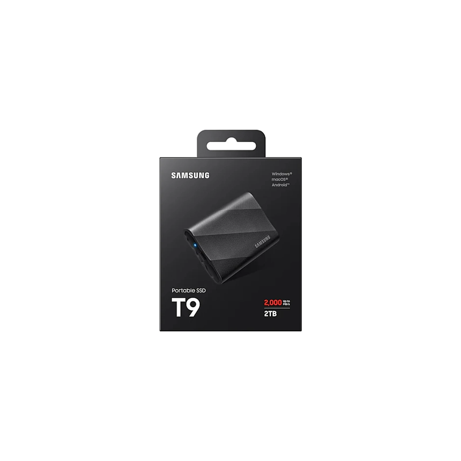 USB 3.2 2TB T9 Samsung (MU-PG2T0B/EU) (UA) Интерфейс подключения USB 3.2