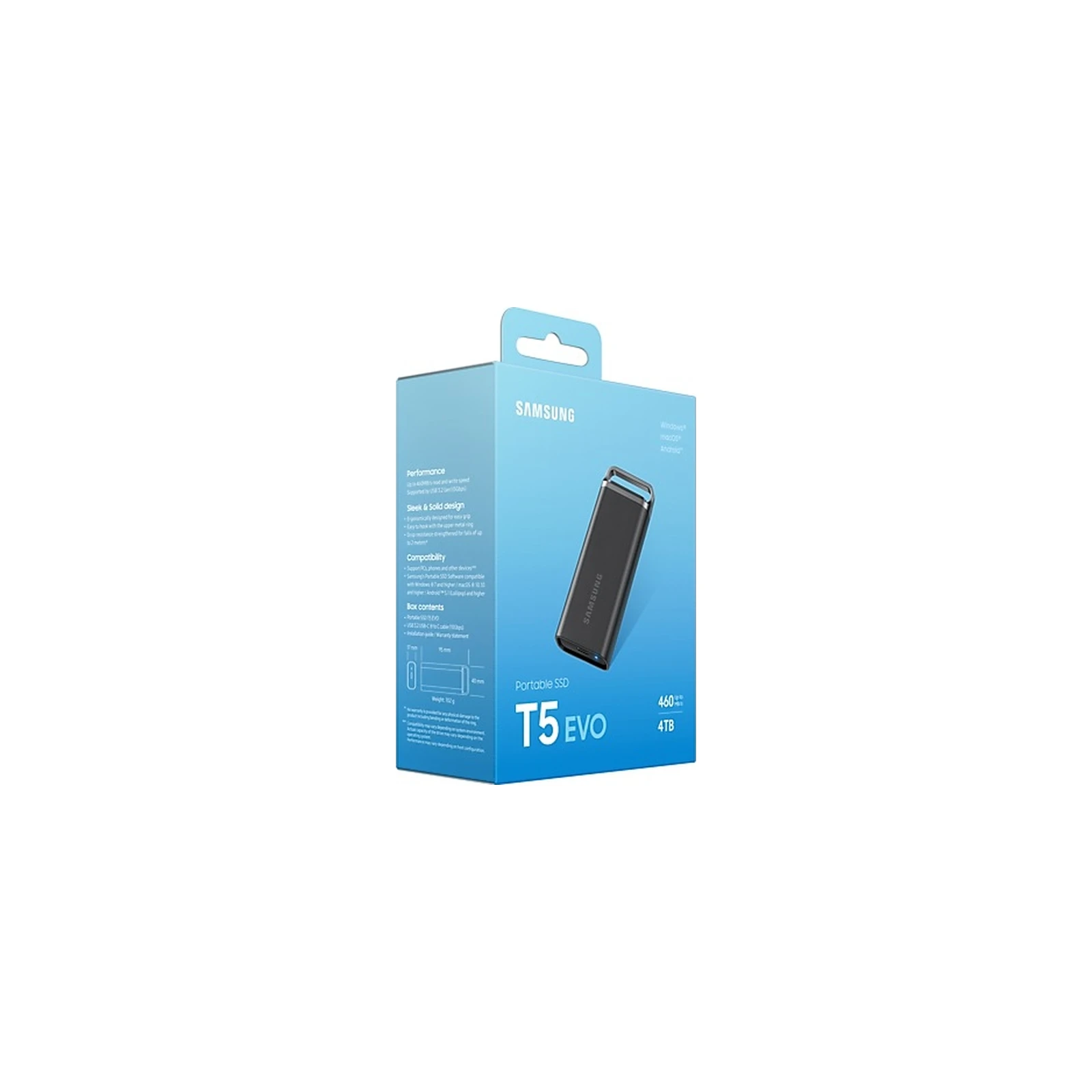 USB 3.2 4TB T5 Shield Samsung (MU-PH4T0S/EU) (UA) Объем памяти 4 TB