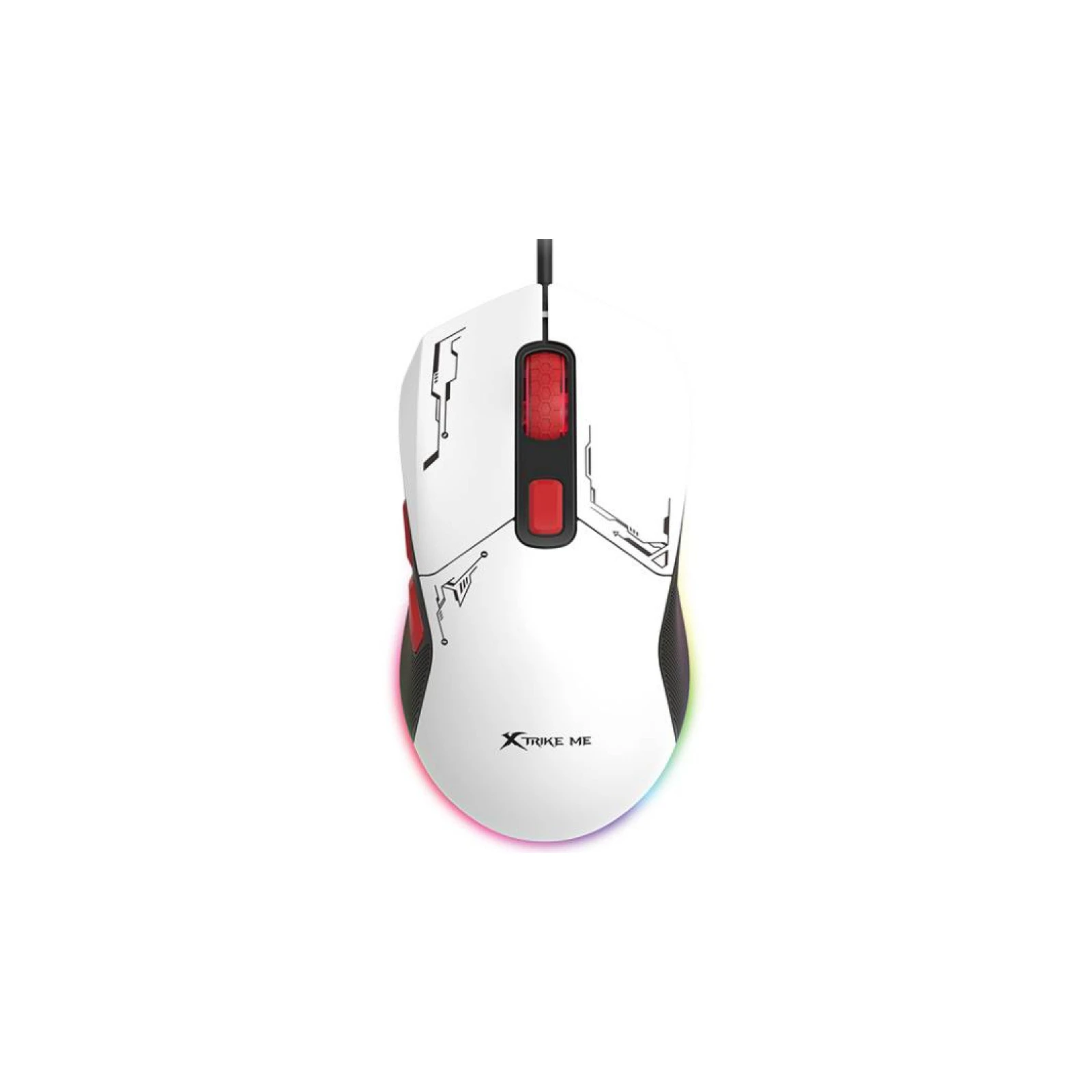 Xtrike ME GM-316W USB RGB White (GM-316W) (UA) Роздільна здатність (max) 7200 dpi