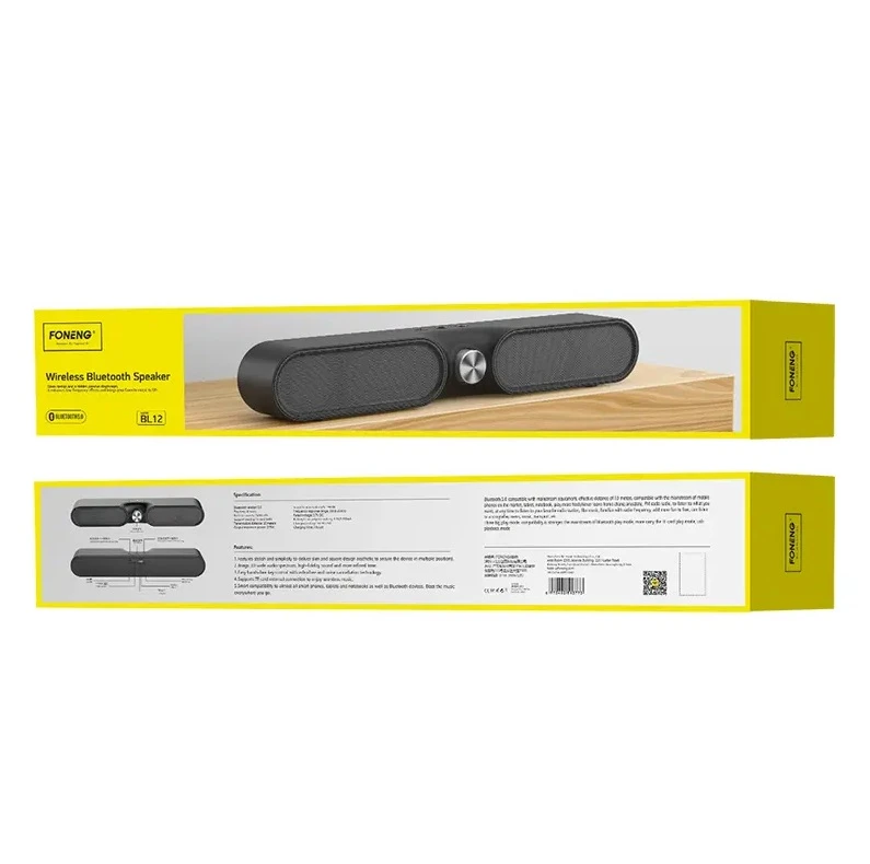 Foneng BL12 Multimedia Bluetooth Speaker (BL12-BS-M) Тип акустики: портативна; Формат