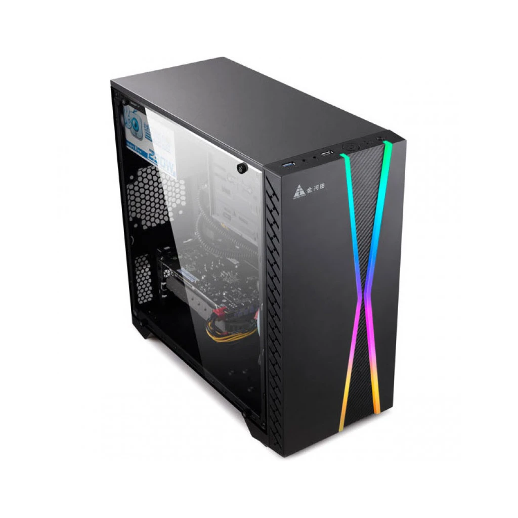 Golden Field M8B Black без БП (M8B w/o PSU) (UA) Типорозмір: Midi Tower; Форм-фактор