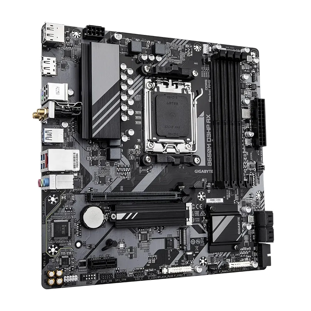 Gigabyte B650M D3HP AX Socket AM5 (UA) Сокет: AM5; Чіпсет: AMD B650;